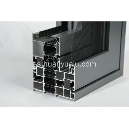 Ventanas de aluminio de apertura de apertura interna de ahorro de energía